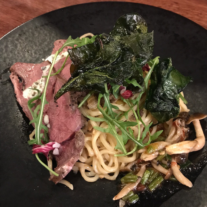 限定 北海道産 蝦夷鹿のまぜそば(海老丸らーめん)