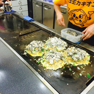 カキオコ 牡蠣増量(お好み焼き　ほり )