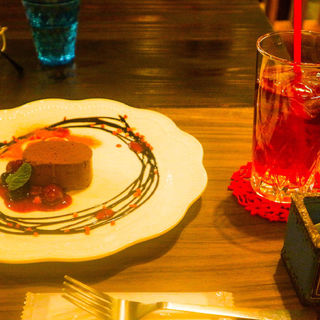 チョコレートムースセット(ちゃばなcafe)