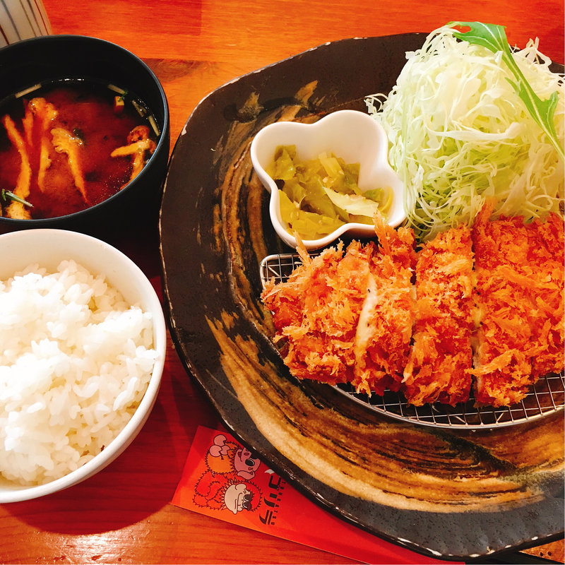 チーズカツ膳(とんかつ　豚ゴリラ 新京極六角店 （ぶたごりら）)