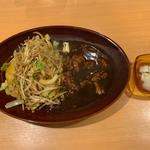 鶏野菜炒めカレー