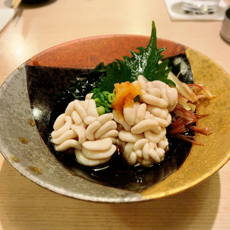 白子ポン酢(寿司 鮪家)