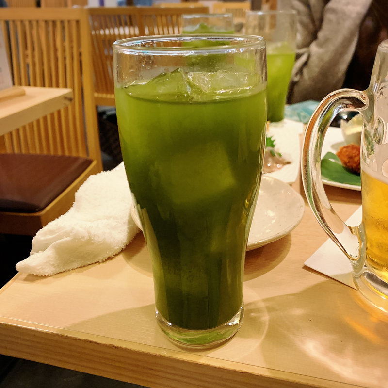緑茶ハイ(寿司 鮪家)