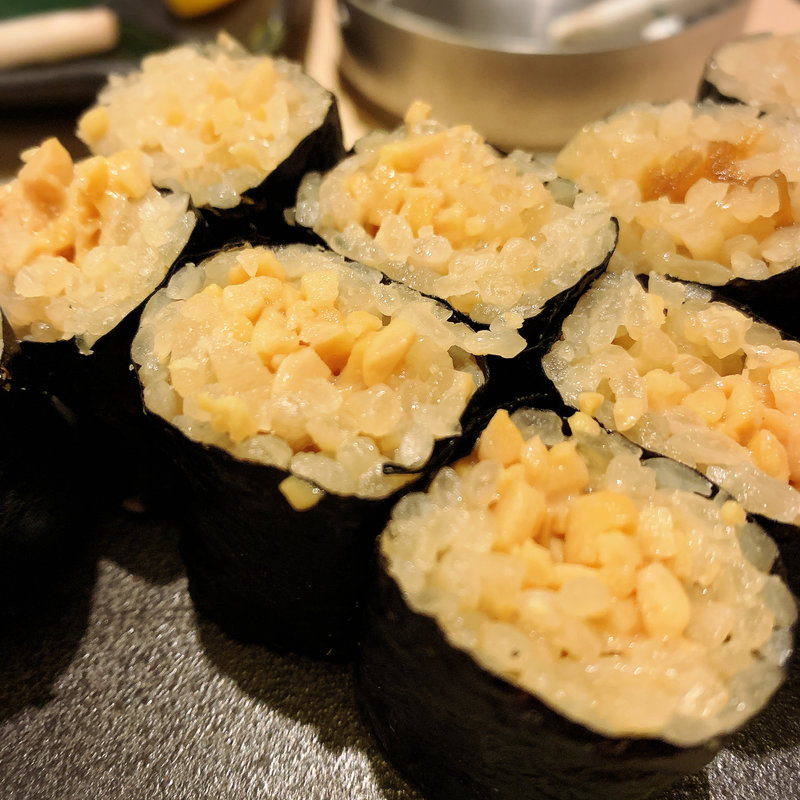 納豆細巻き(寿司 鮪家)