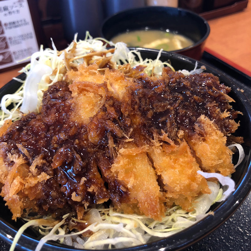 ソースかつ丼  80g(ごはん処 かつ庵 泉南岡田店)
