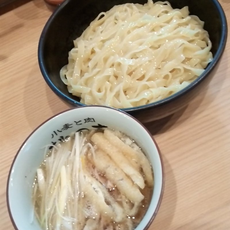 つけ麺 天日塩味(小麦と肉　桃の木 )