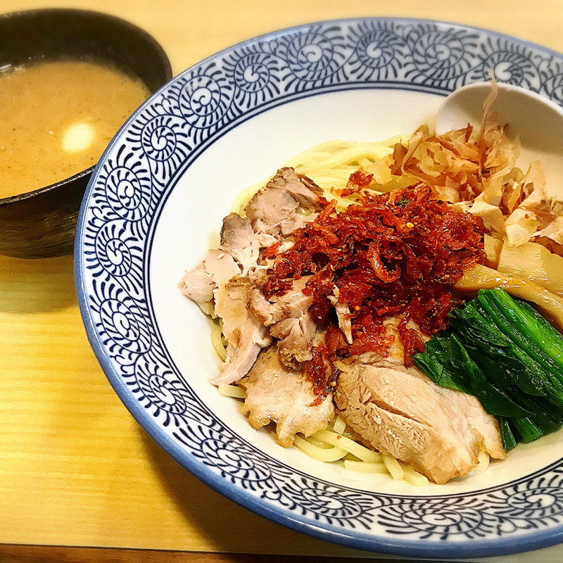 海老辛つけめん(かみの屋)