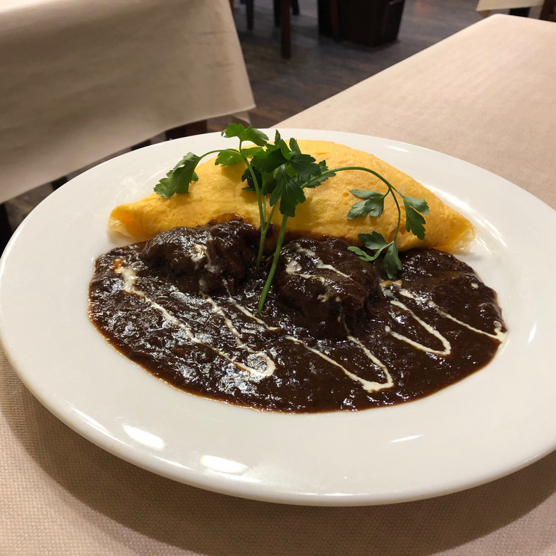 オムカレー(街の洋食屋 AKIRA （マチノヨウショクヤ アキラ）)