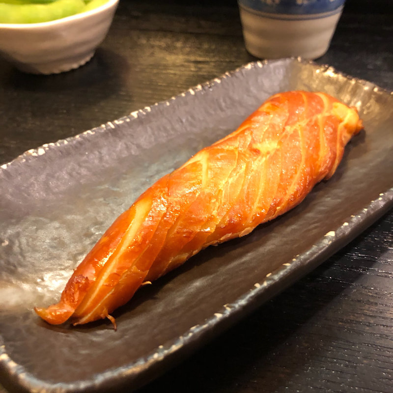 自家製ささみスモーク(焼鳥はなび)