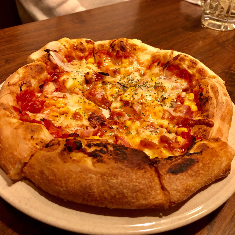 トマトピザ(炭火 串焼きボンちゃん)