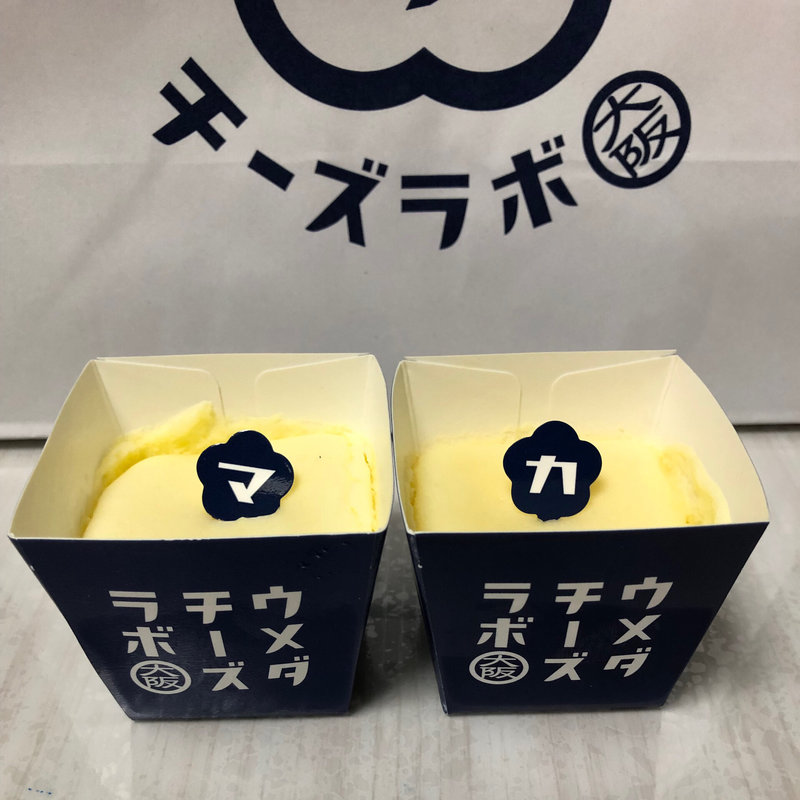 スプーンで食べるチーズケーキ(ウメダチーズラボ)