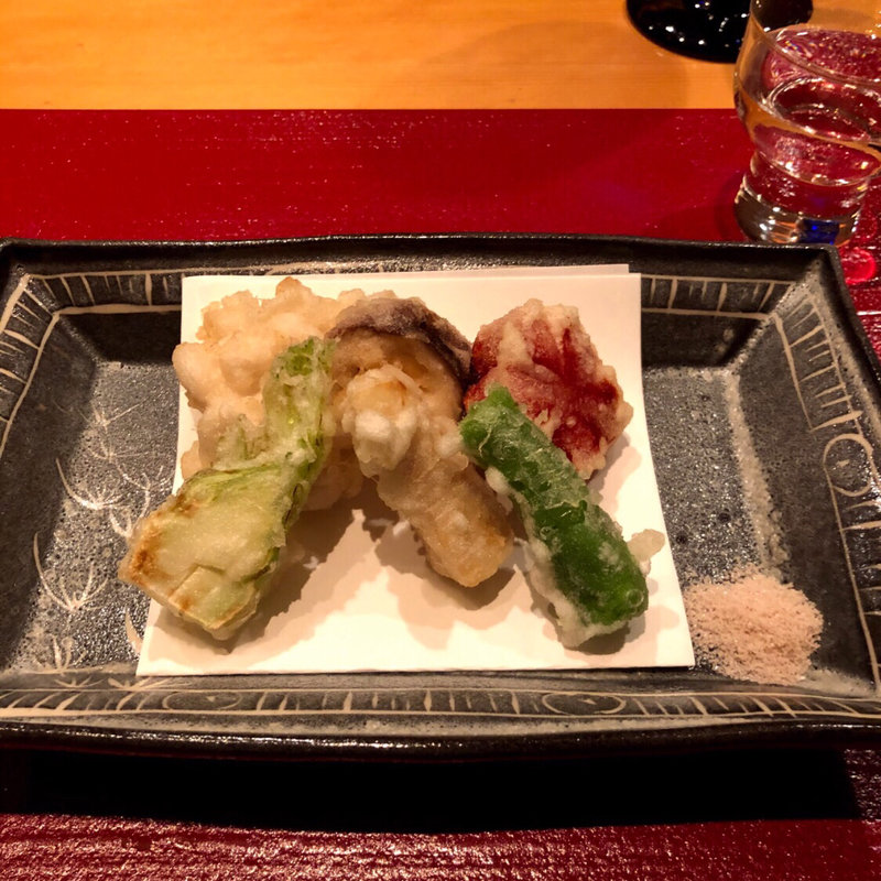 季節の天ぷら(分とく山 ホテルインターコンチネンタル東京店 （わけとくやま）)