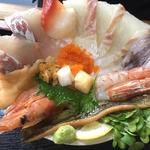 海鮮丼定食(漁師直営いけす 立石)