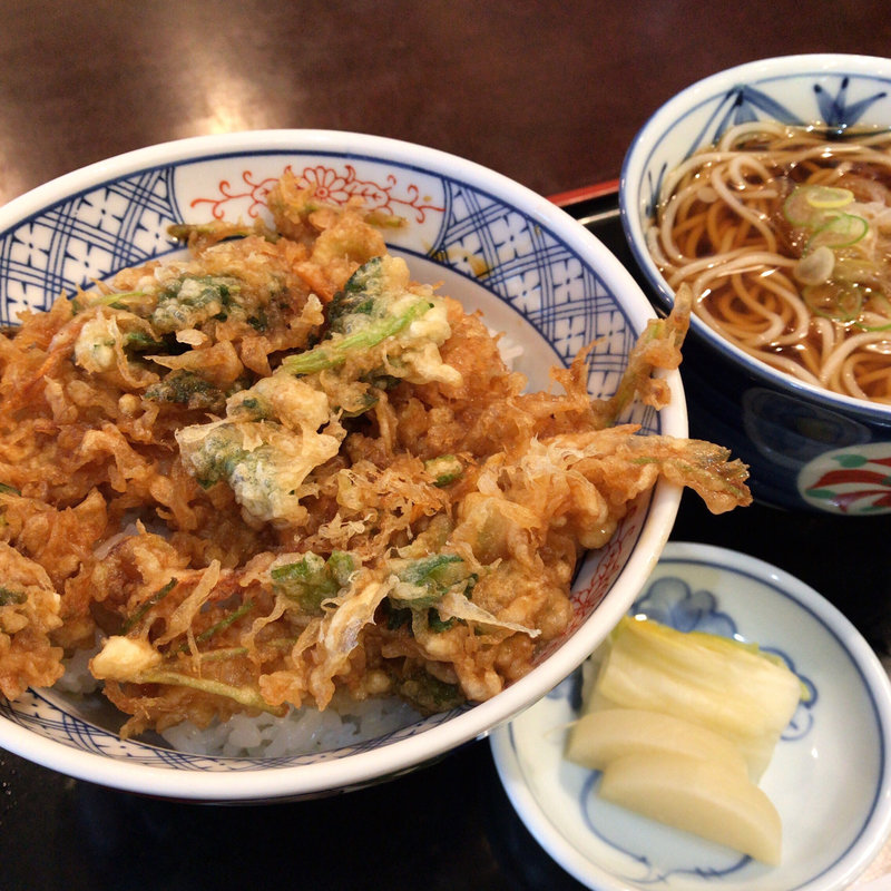 小えびとイカのかき揚げ丼(浅野屋)