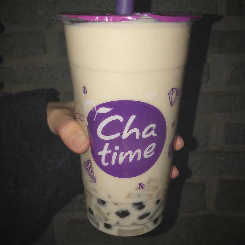 ほうじ茶ミルクティー L(Chatime 大宮店)