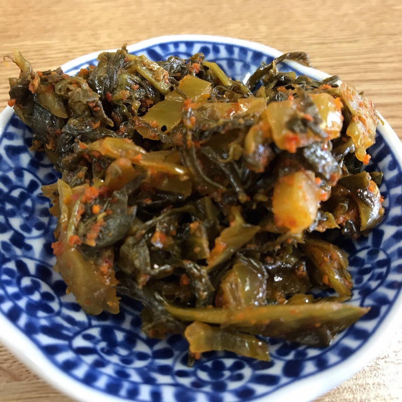 辛子高菜(ラーメン処 西谷家 前原店)