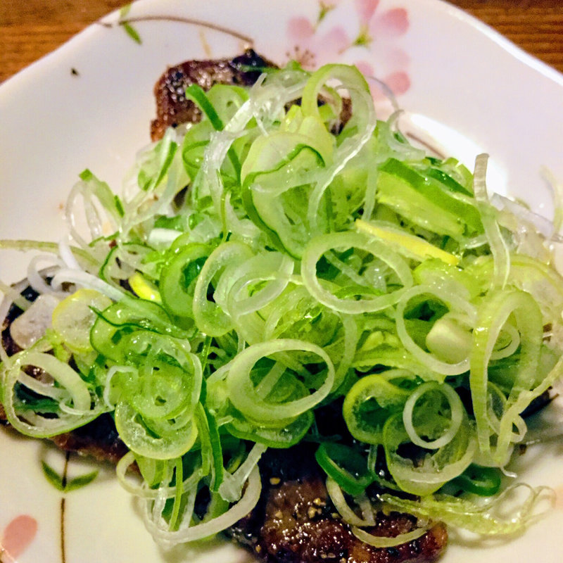 上ネギタン塩(やきとん串笑2号店)