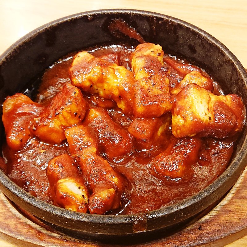 名物 ホットとん(鉄板酒場 鐵一 溝の口店)