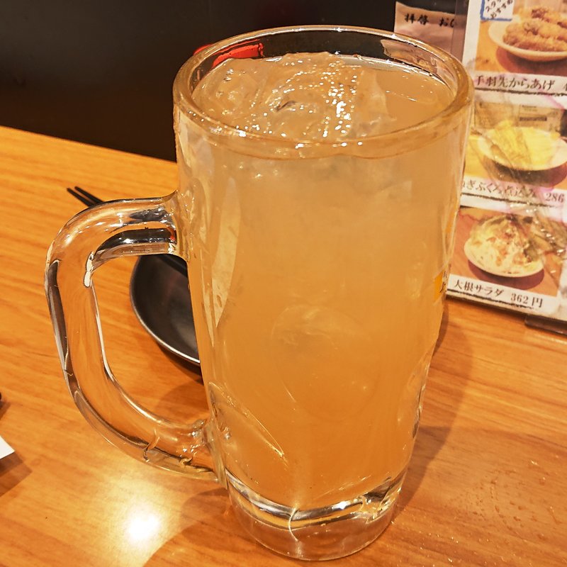 ピンクグレープフルーツサワー(鉄板酒場 鐵一 溝の口店)