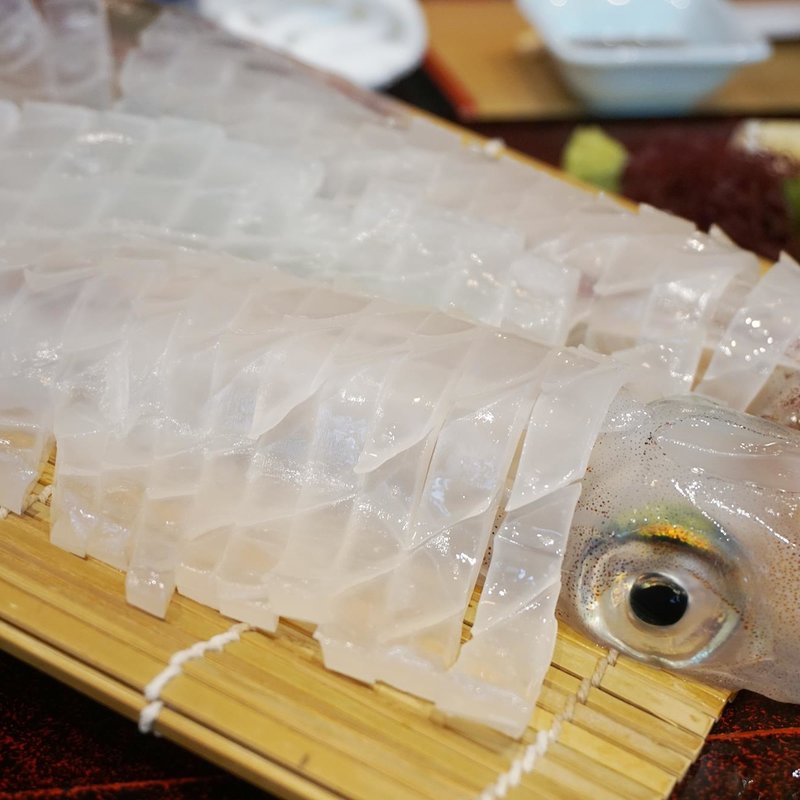 いか活造り御膳(河太郎 博多駅店)