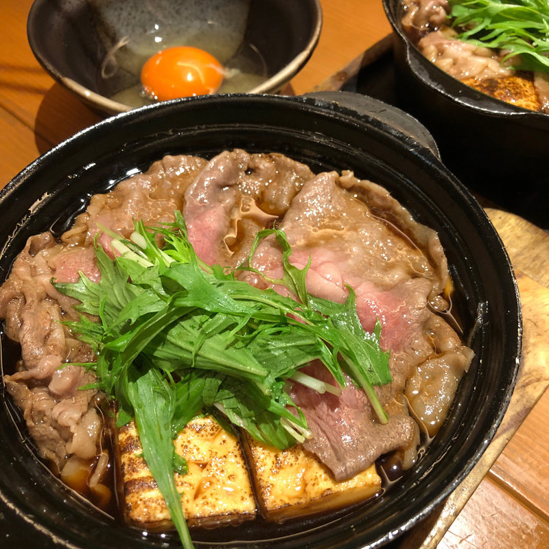 すき焼き(宮崎料理 万作 大名古屋ビルヂング店)