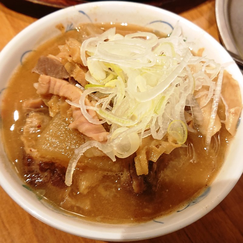 牛もつ煮込み(鉄板酒場 鐵一 溝の口店)