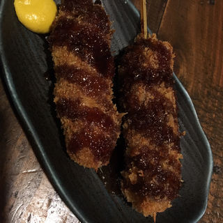 レバカツ串（一本）(レバーランド)