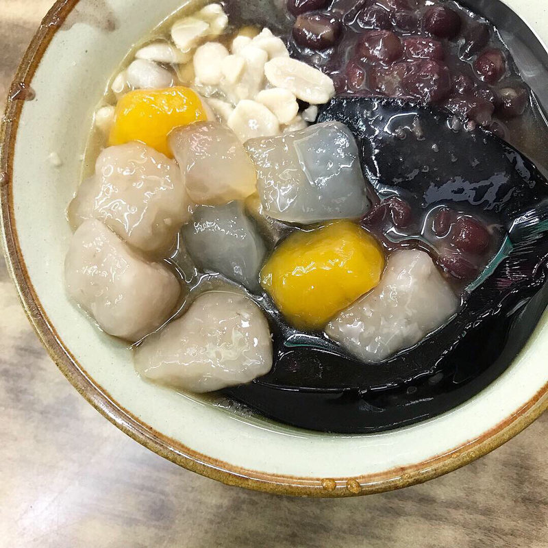 仙草ゼリー(古早味豆花專賣店)