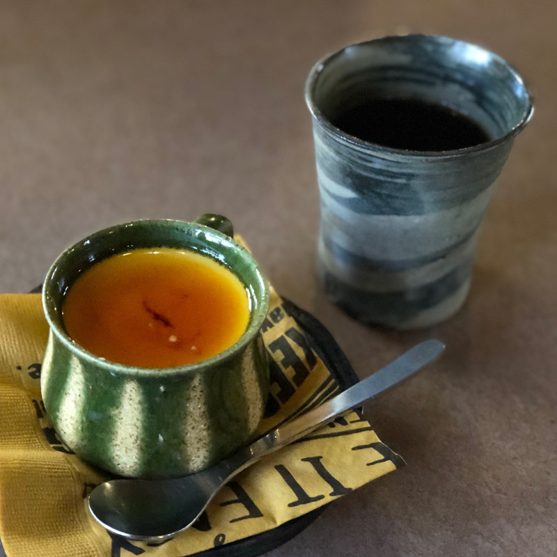 自家製プリンとコーヒーSET(きすけどーる)