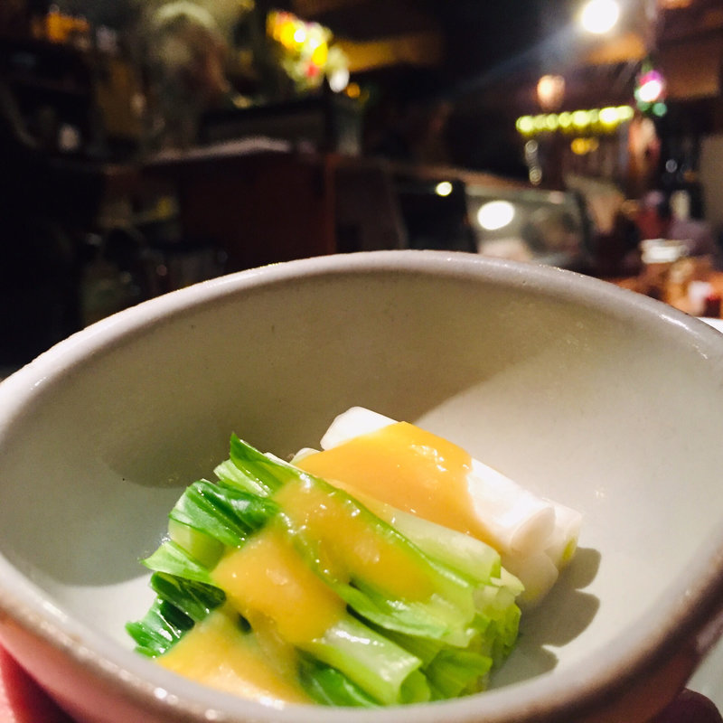 うるいの辛子酢味噌和え(鶏炎 本店)