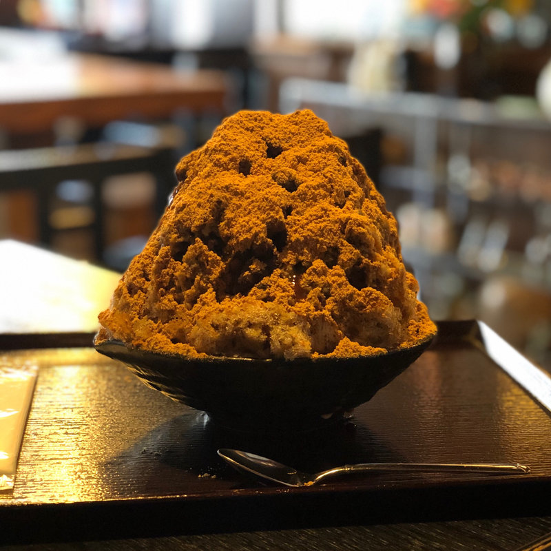 黒柴金時ミルク(甘味処 柴ふく)