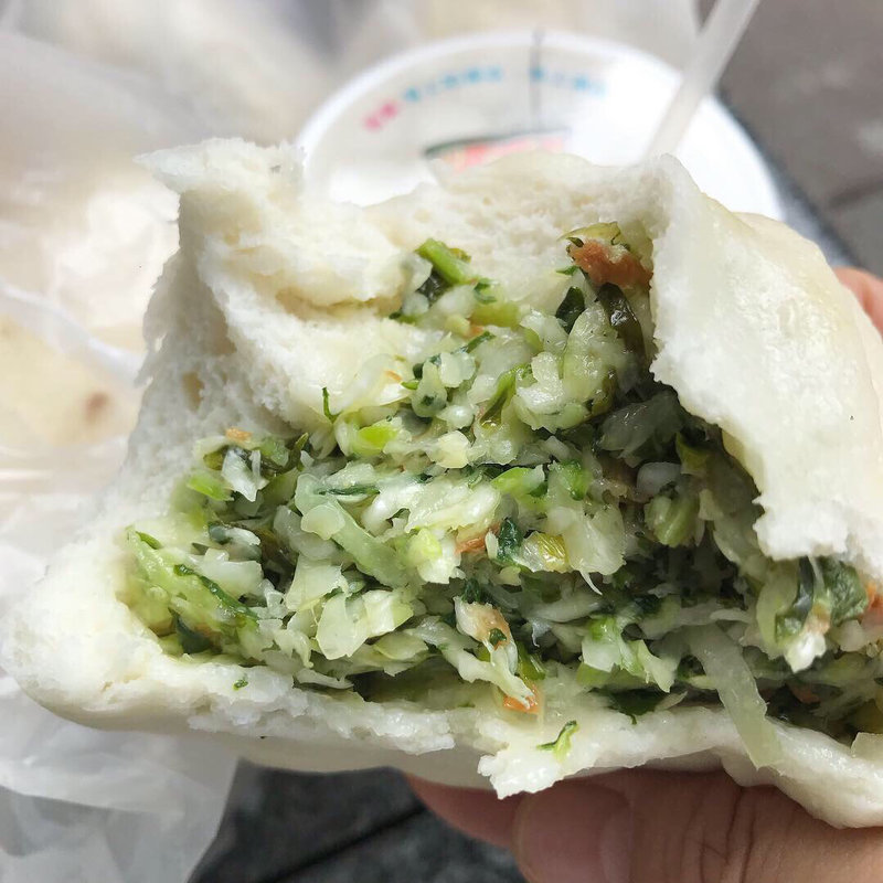 雪裡紅素包(光復市場素食包子店)