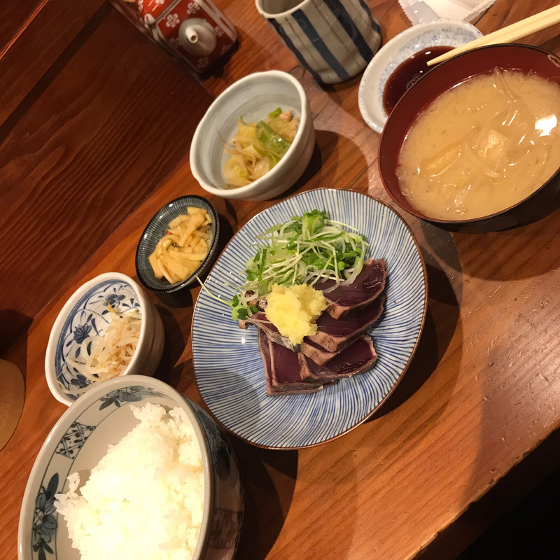 かつをタタキ定食(ととや)