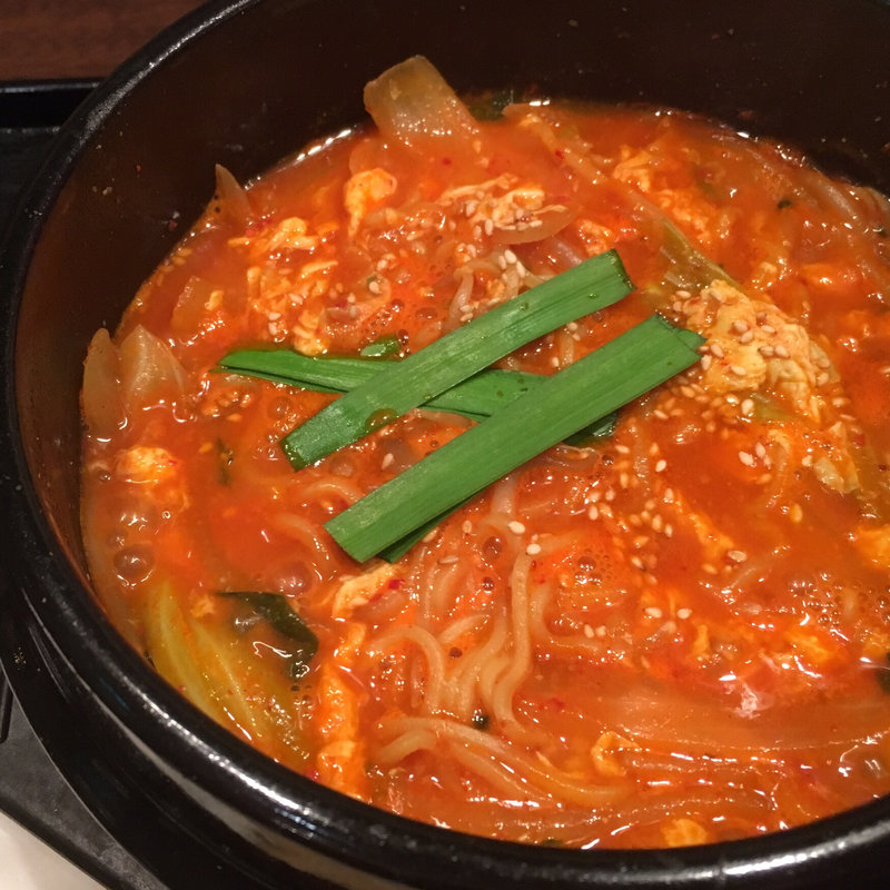 ユッケジャンラーメン(マビの台所 南1条店)