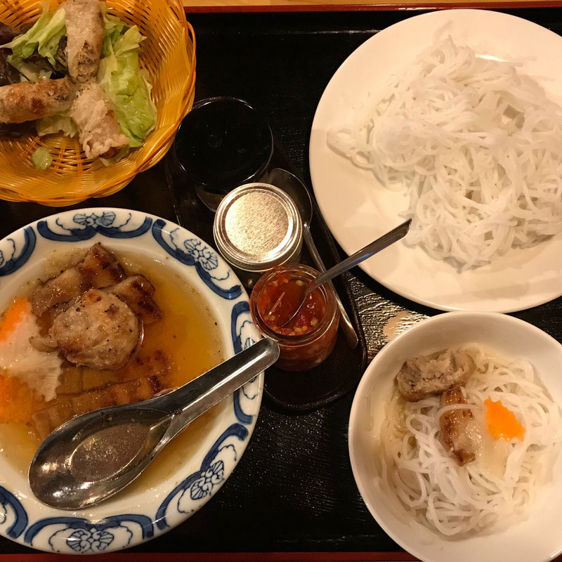 ブンチャー (スペシャル混ぜ混ぜ麺)(ベトナム料理フォーベトPhở Việt)
