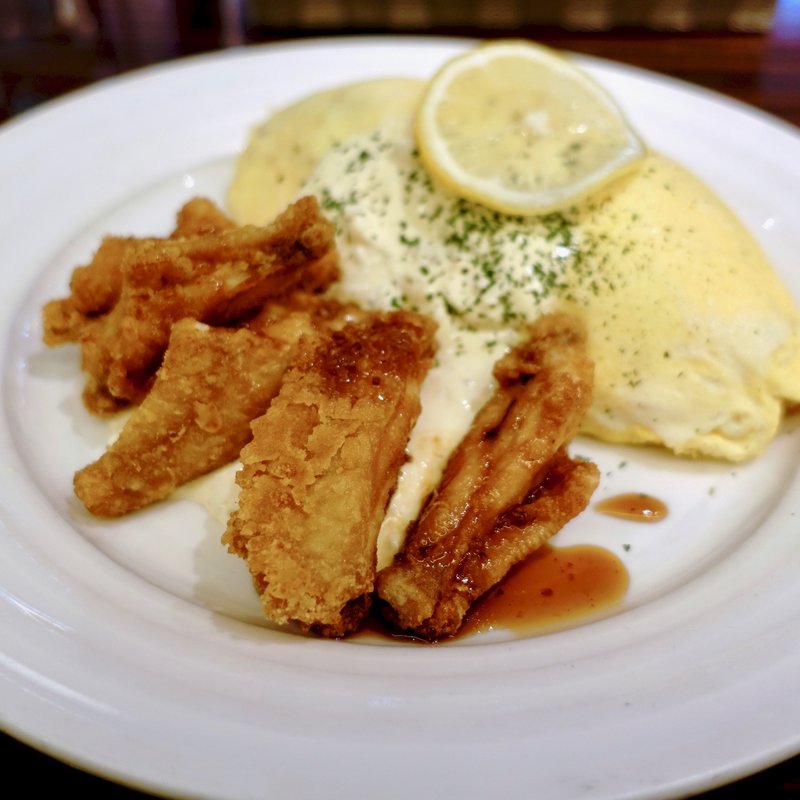 手羽中の南蛮オムライスSS(ポムの樹 カフェ Nambaなんなん店 （ポムノキ カフェ）)