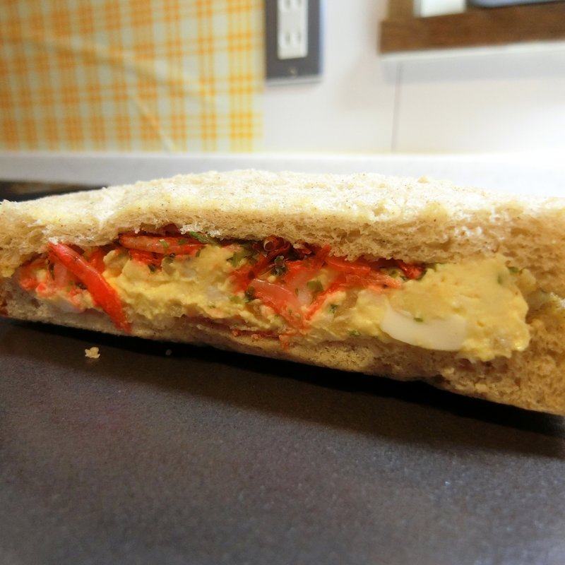 桜エビと青のりタマゴ(サンド de スープ 目黒セントラルスクエア店)