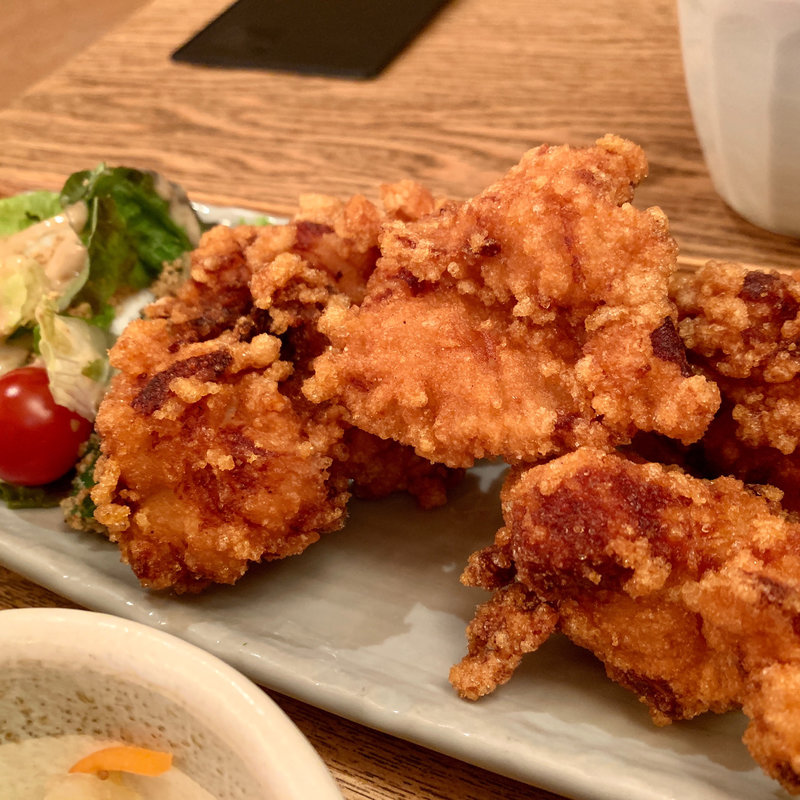 塩レモン唐揚げ定食(六本木 百鳥 （モモドリ）)