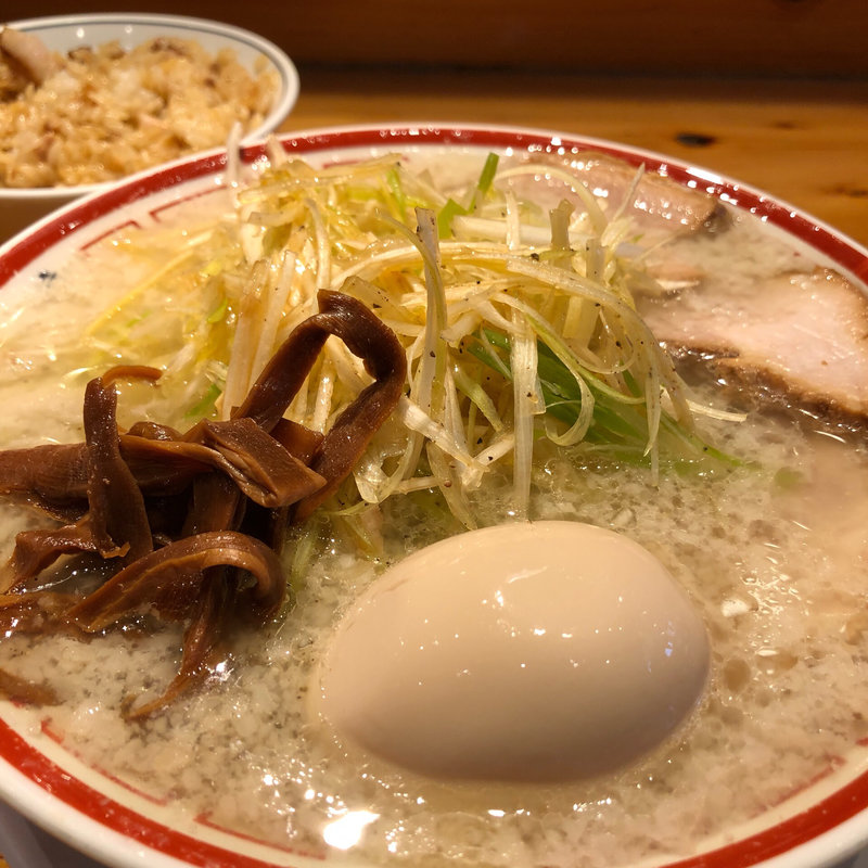 ねぎそば＋味付玉子(田中そば店 秋葉原店 )