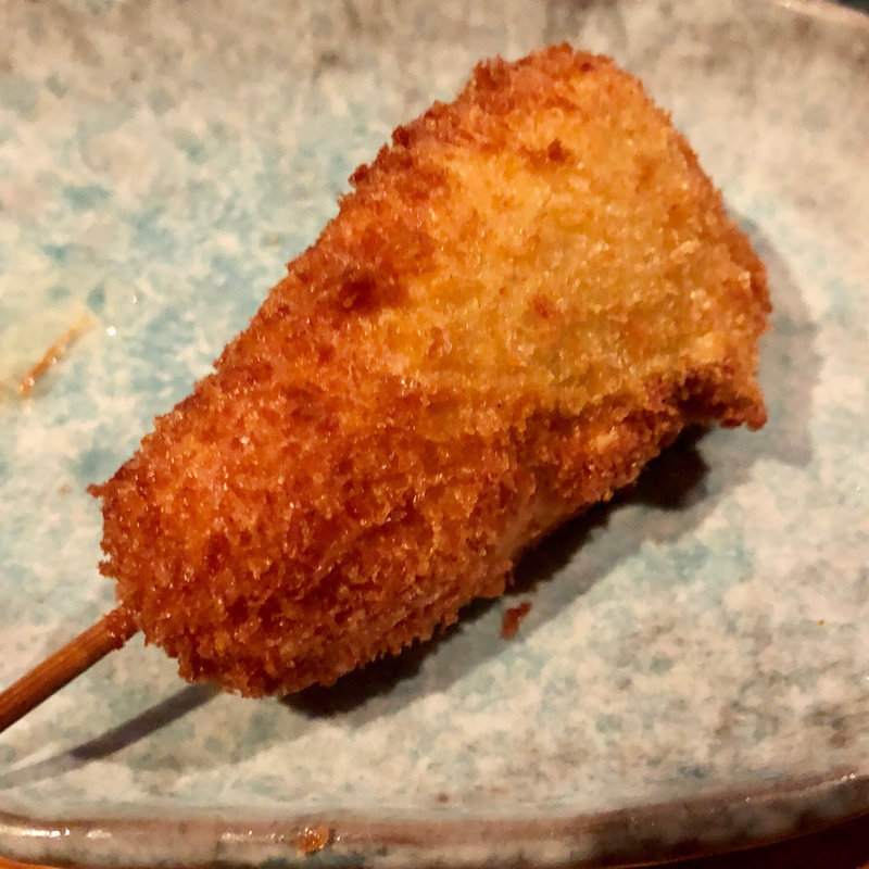 つぼみ菜（串揚げ）(串揚げ ふくみみ)