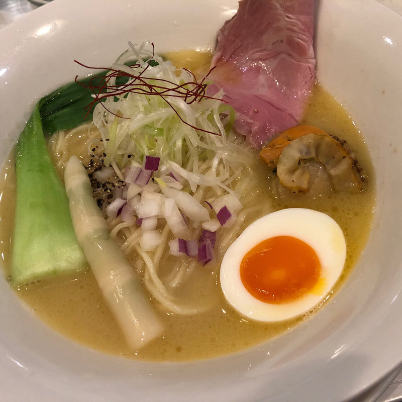 鶏と帆立のクリーミー白湯らーめん(麺や 齋とう)