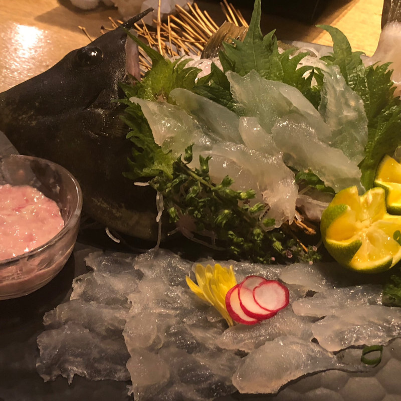 カワハギ(小割烹　河越　武や 川越店)