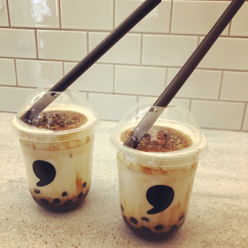 焦がし黒糖ラテタピオカ(池袋 コンマティー)