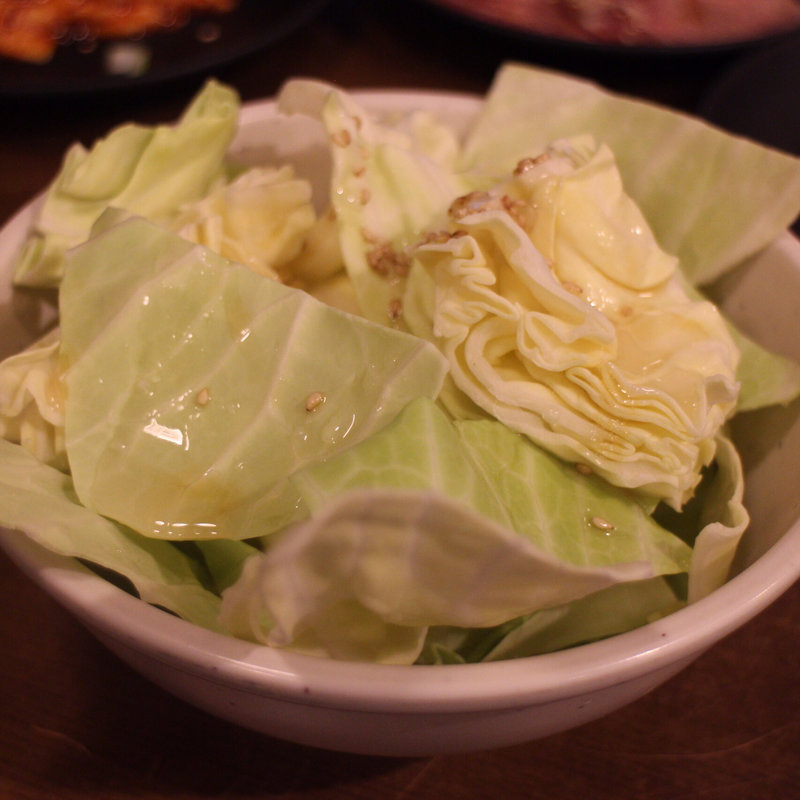塩たれキャベツ(七輪焼肉 安安 札幌南三条店)