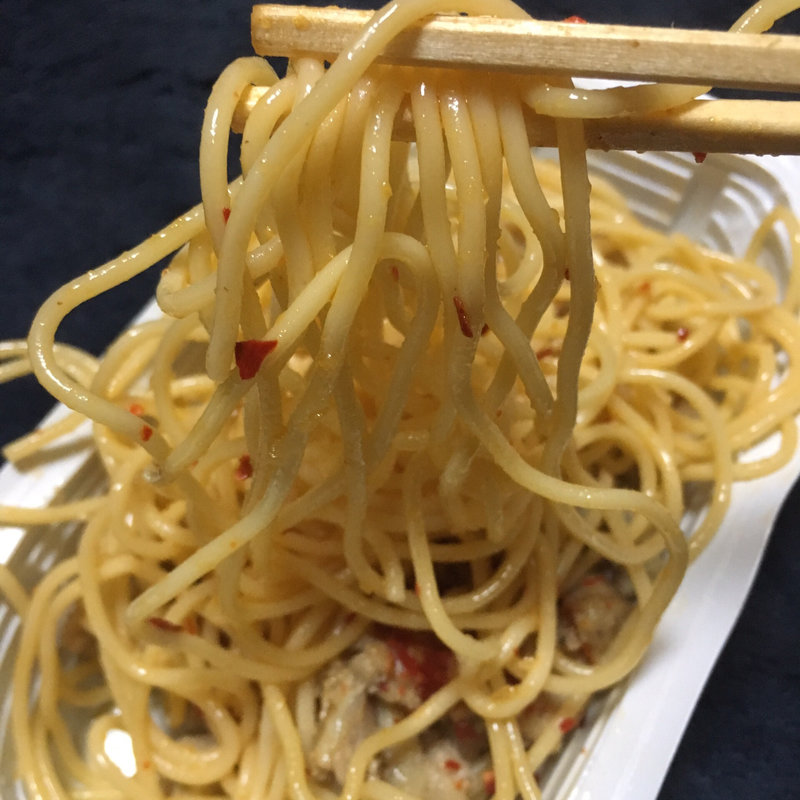 チキンたっぷりペペロンチーノ(セイコーマート 山鼻9条店)