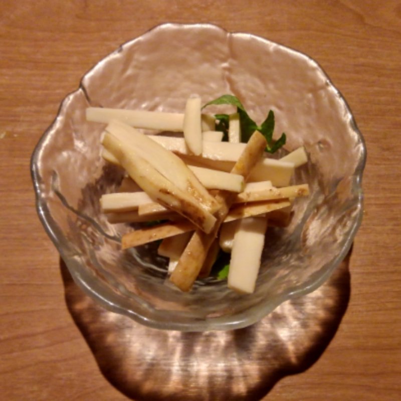 自然薯の酢漬け(自然薯tororo)