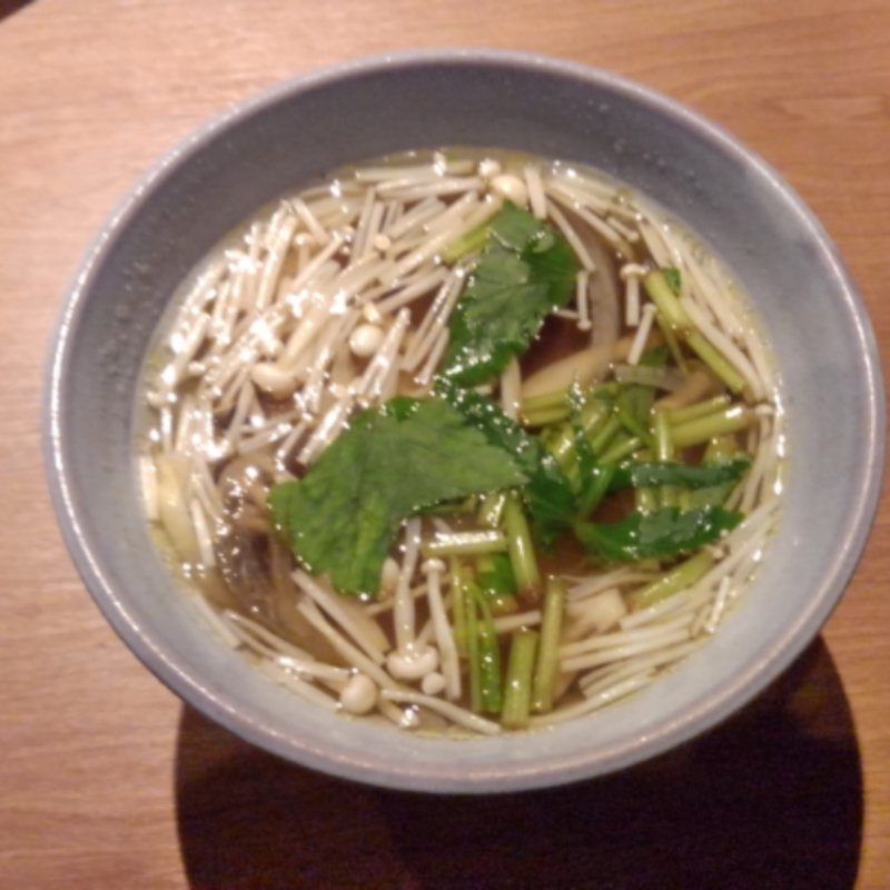 自然薯と鶏だし汁(自然薯tororo)