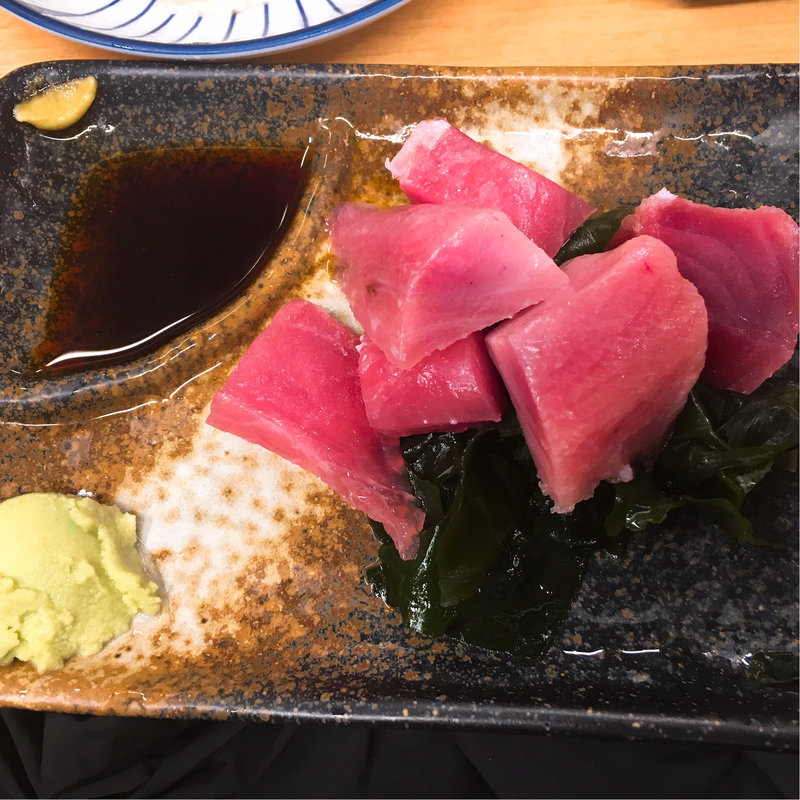 マグロ脳天ブツ(銀座屋)