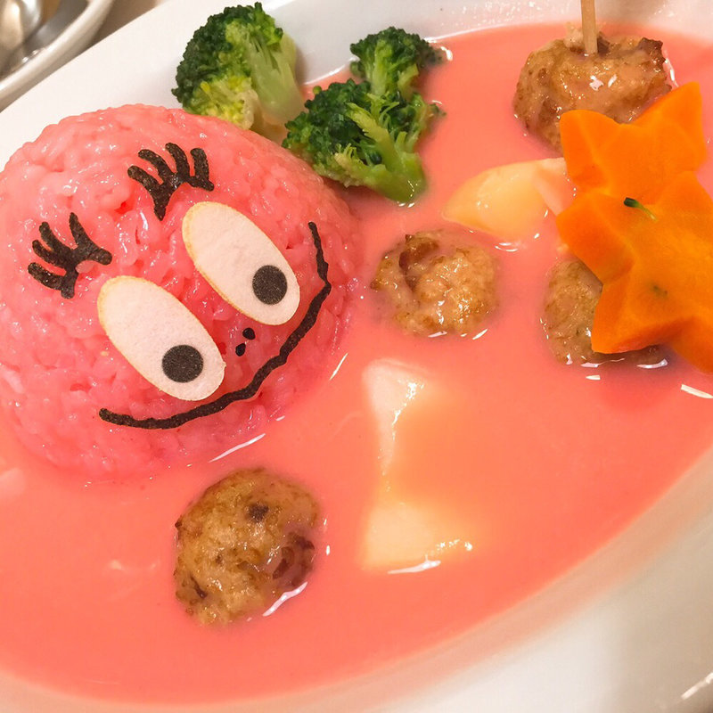 バーバパパのピンクシチュー(カフェ バーバパパ)