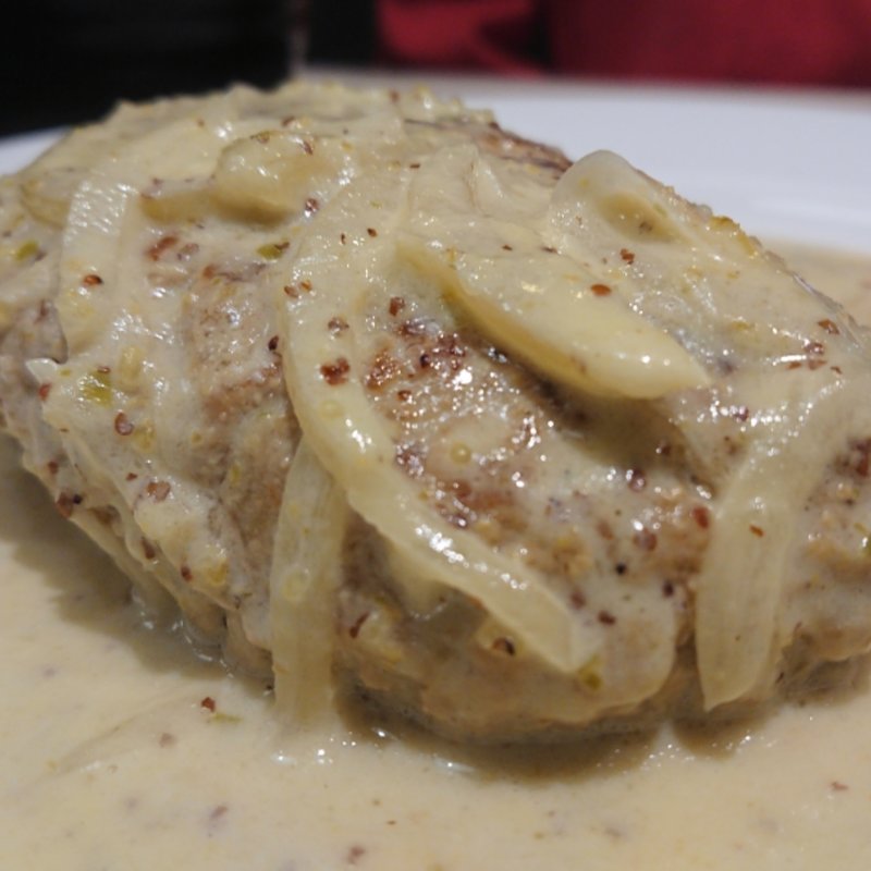 ハンバーグ柚子胡椒ソース(とんかつ&ハンバーグ たくとみ)